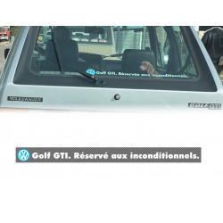 Sticker Golf GTI. Réservée...