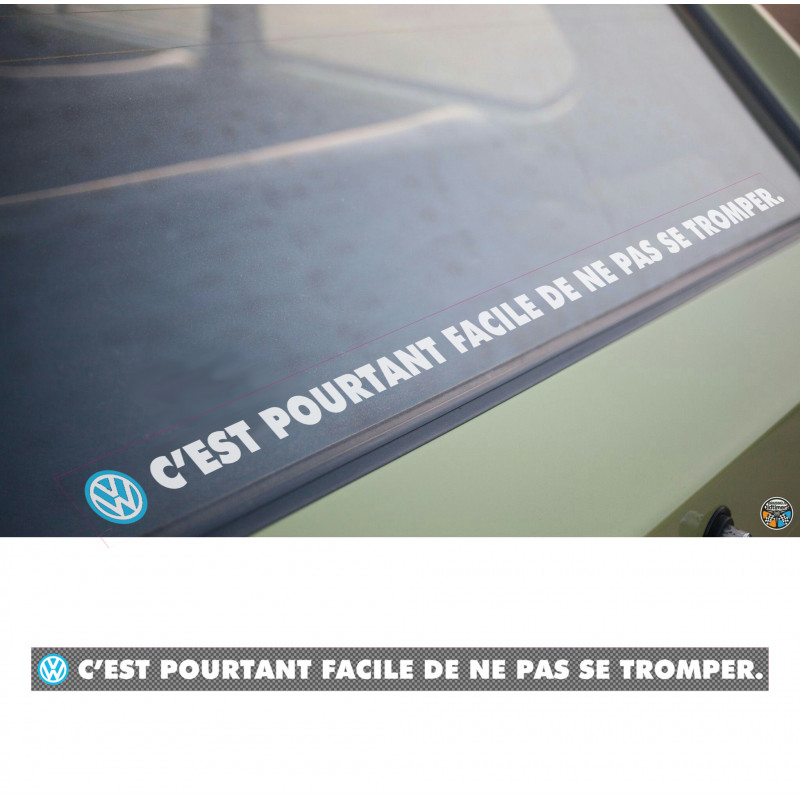 Sticker - It's easy to not make a mistake