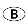 Country code sticker