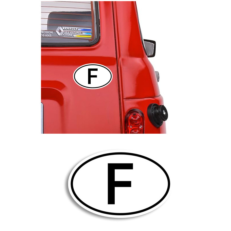Country code sticker