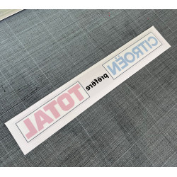 Sticker Citröen préfère Total DS-GS-CX-BX