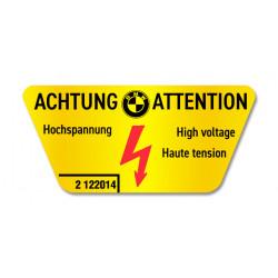 BMW Achtung! Label - 2 122 014