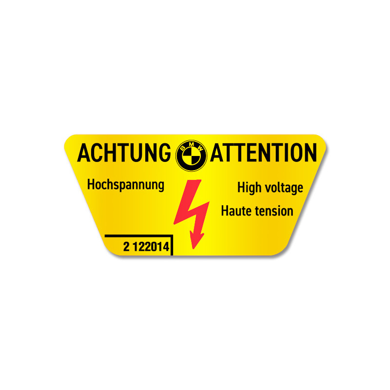 BMW Achtung! étiquette - 2 122 014