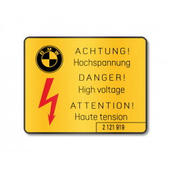 BMW Achtung! Label - 2 121 919