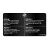 Reproduction of the "Genuine BMW Parts" information label - 2121173