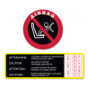 Airbag et SRS System Maintenance stickers