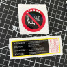 Airbag et SRS System Maintenance stickers