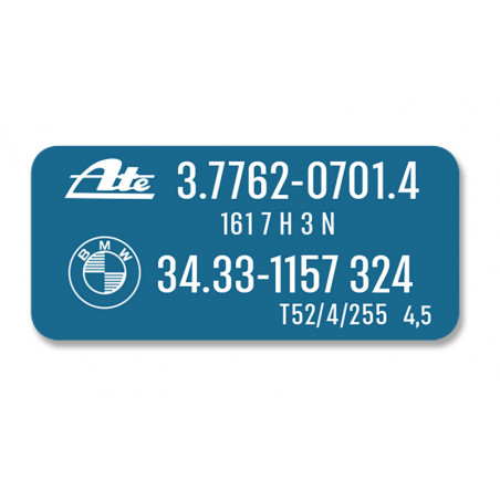 BMW E28/E30 "Brake Servo" sticker
