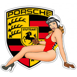 Pin-up Porsche coté droit