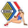 Pin-up Renault coté droit