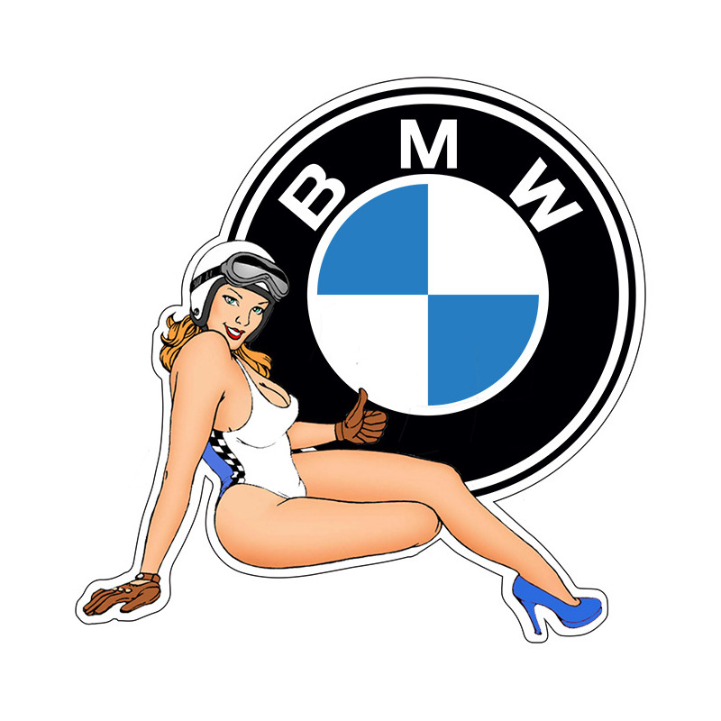 Pin-up Bmw left side