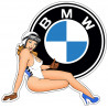 Pin-up Bmw coté gauche