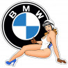Pin-up Bmw right side