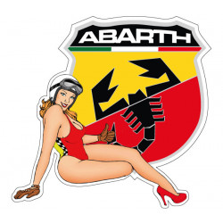 Pin-up Abarth left side