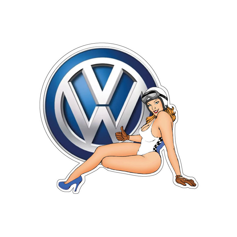 Pin-up Volkswagen coté droit