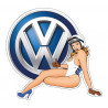 Pin-up Volkswagen coté droit