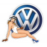 Pin-up Volkswagen left side