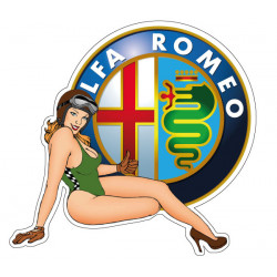 Pin-up Alfa coté gauche