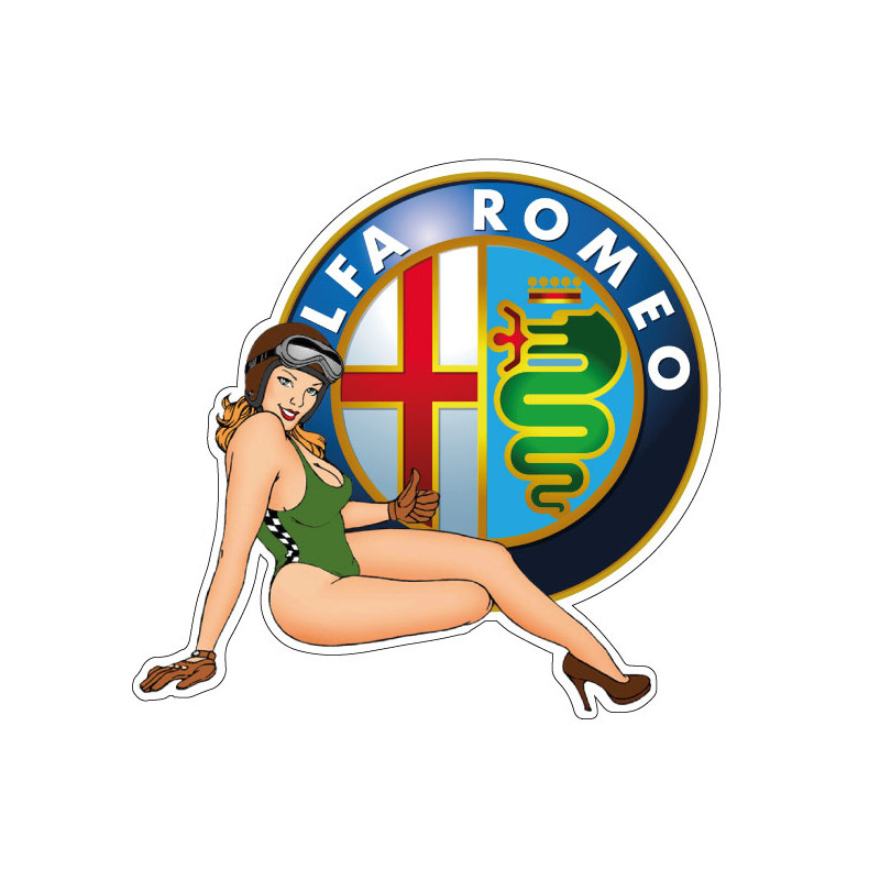 Pin-up Alfa left side