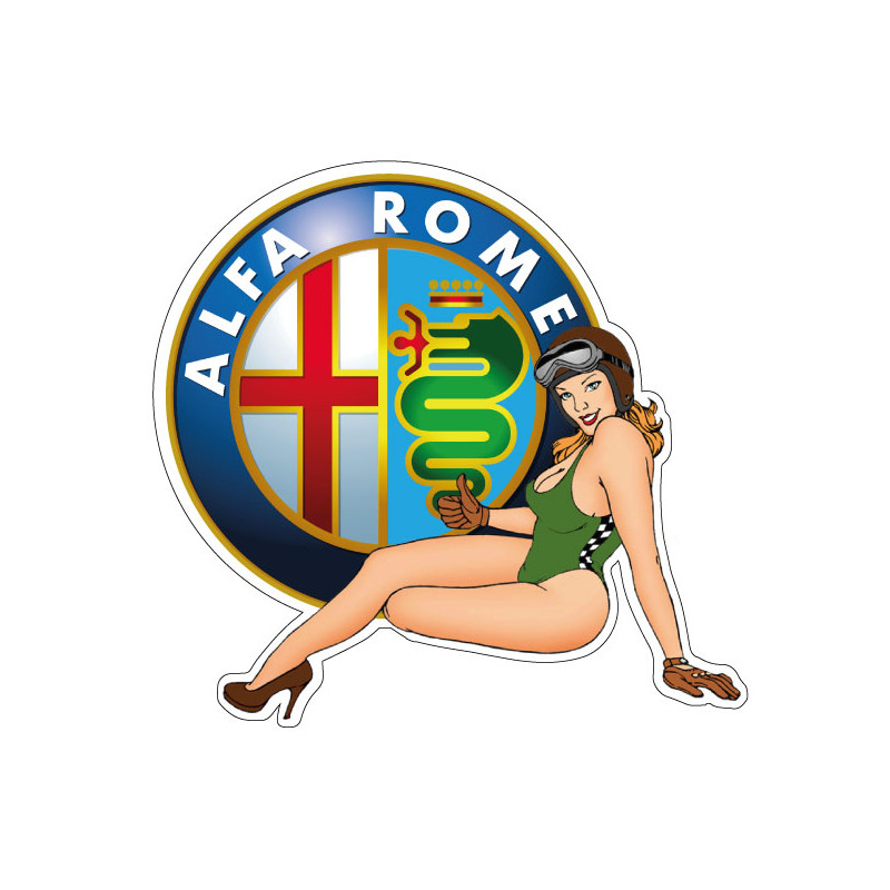 Pin-up Alfa coté droit