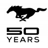 Mustang 50 years logo