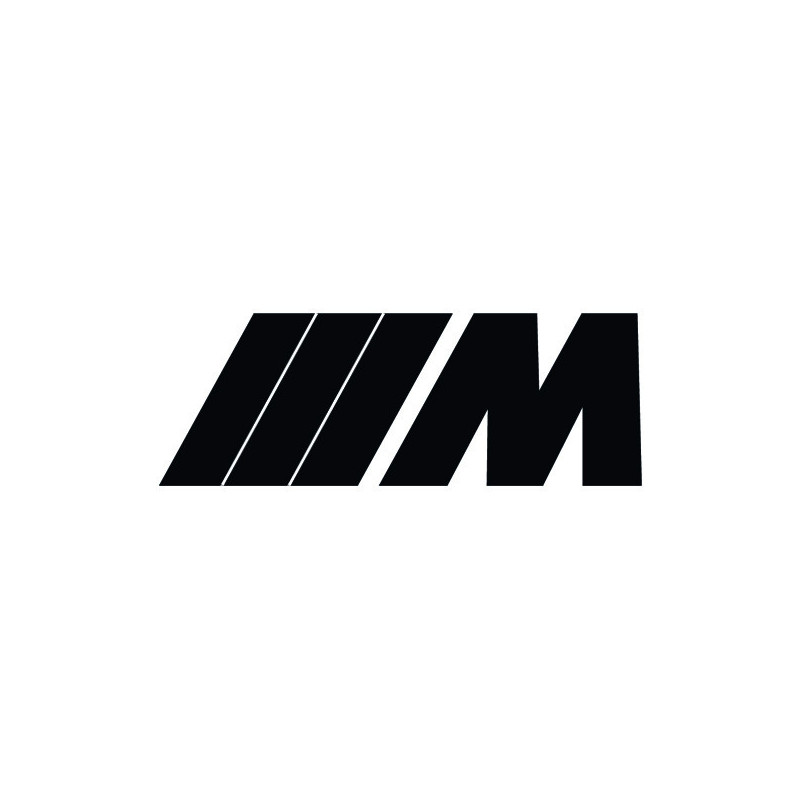 M monochrome logo