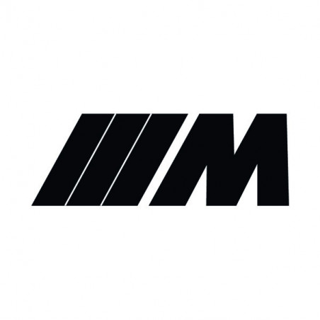 M monochrome logo