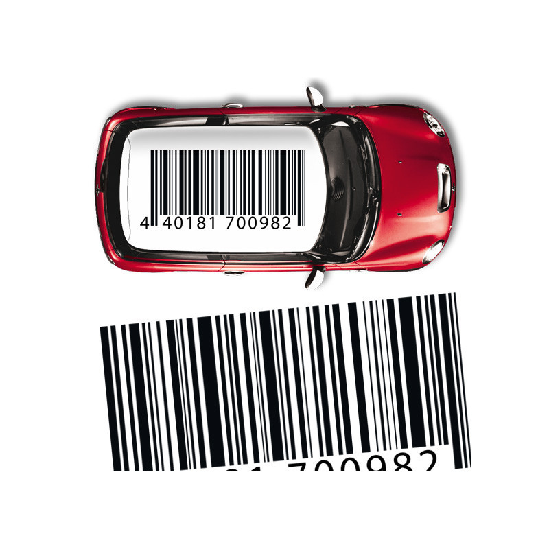 Mini roof bar code