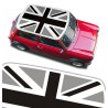 Mini roof Union Jack black and grey