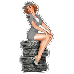 Pin-up tires