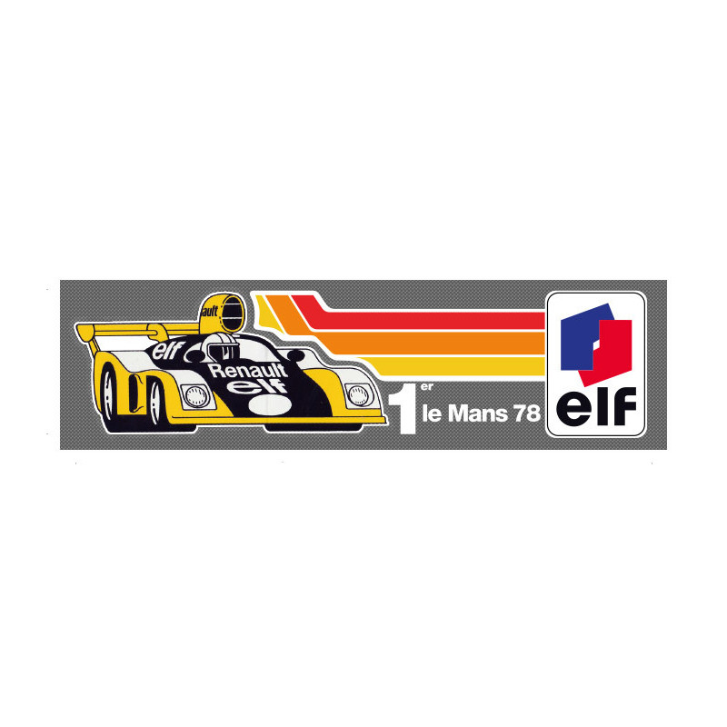 RENAULT ELF 1er LE MANS 78