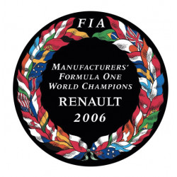 FIA World Champion Renault 2006 sticker