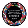 Sticker FIA World Champion Renault 2006