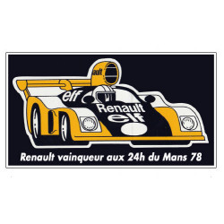 Sticker Renault vainqueur aux 24h du Mans 78