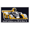 Renault 78 Winner Le Mans 24 hours sticker in French