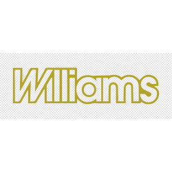 Sticker Williams doré