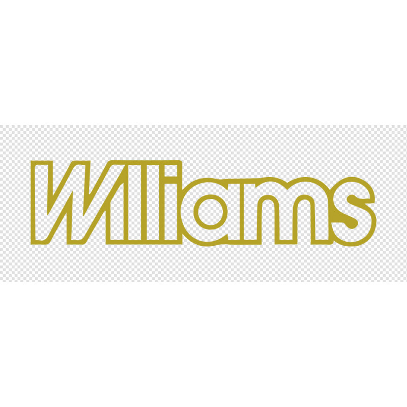 Gold Williams sticker