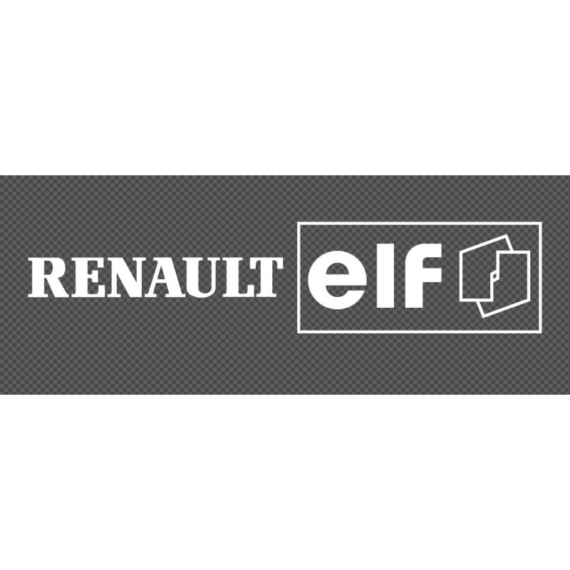 Renault elf lettering