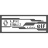 Sticker Alpine Renault a choisi elf