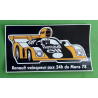 Renault 78 Winner Le Mans 24 hours sticker in French