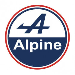 Alpine logo round