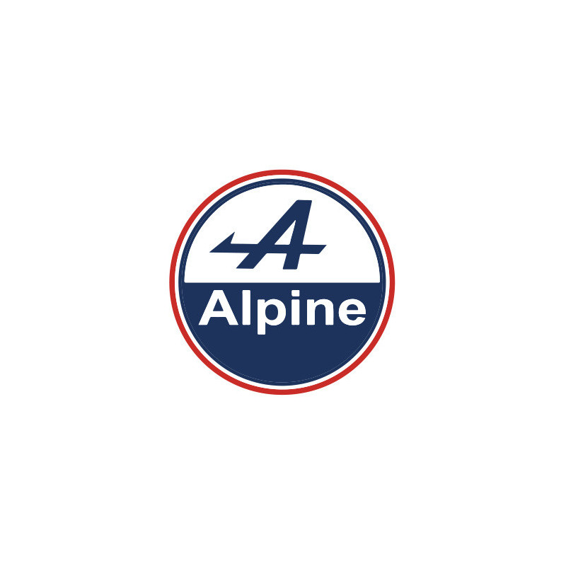 Alpine logo round