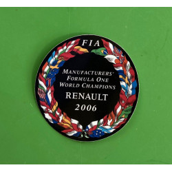 FIA World Champion Renault 2006 sticker