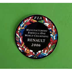 Sticker FIA World Champion Renault 2006