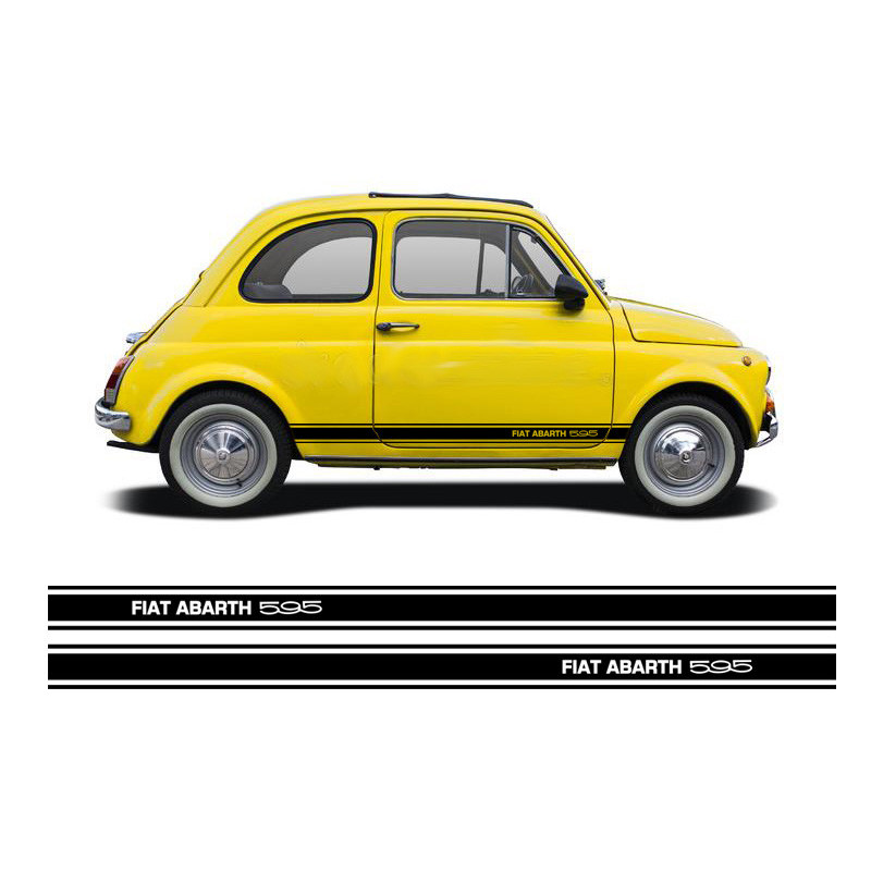 Fiat Abarth 595 stripes