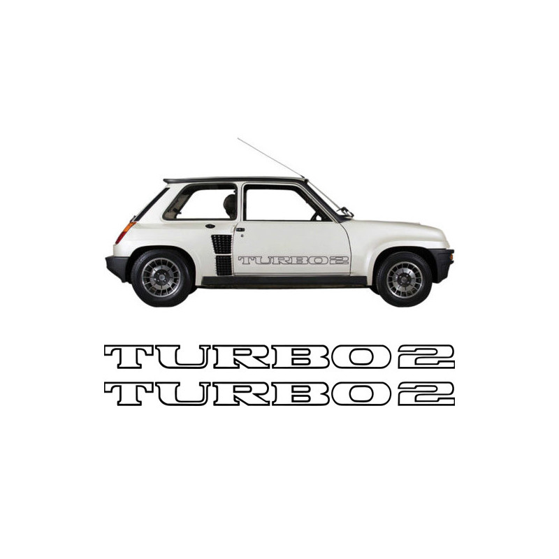 Stickers Turbo 2 latéraux