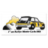 Renault 1er at the 1981 Monte-Carlo rally sticker