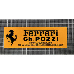 Ferrari Ch. Pozzi sticker