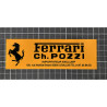Sticker Ferrari Ch.Pozzi