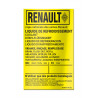 RENAULT coolant replacement decal